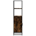 Dulapuru stejar afumat 35,5x35x139 cm lemn și metal prelucrat - WALTI WALTI