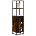 Dulapuru stejar afumat 35,5x35x139 cm lemn și metal prelucrat - WALTI WALTI