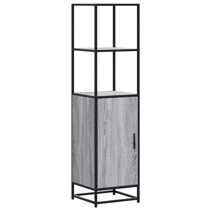 Dulap nalt gri Sonoma 35,5x35x139 cm lemn prelucrat - WALTI WALTI