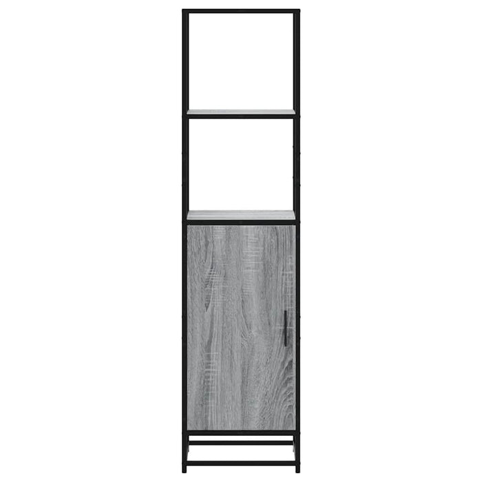 Dulap nalt gri Sonoma 35,5x35x139 cm lemn prelucrat - WALTI WALTI