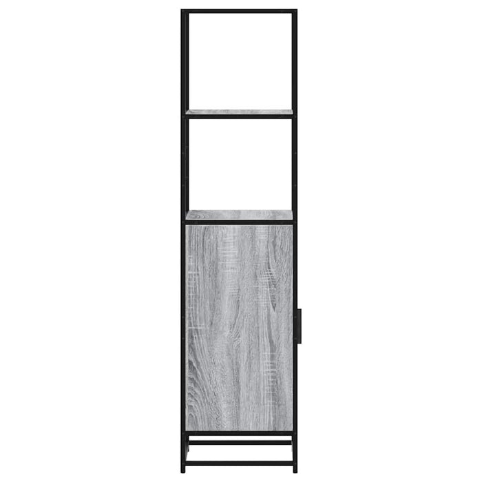Dulap nalt gri Sonoma 35,5x35x139 cm lemn prelucrat - WALTI WALTI