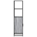 Dulap nalt gri Sonoma 35,5x35x139 cm lemn prelucrat - WALTI WALTI
