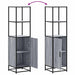 Dulap nalt gri Sonoma 35,5x35x139 cm lemn prelucrat - WALTI WALTI