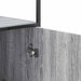 Dulap nalt gri Sonoma 35,5x35x139 cm lemn prelucrat - WALTI WALTI