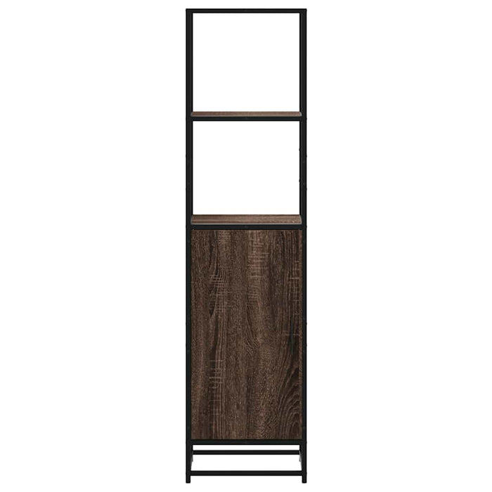 Dulapuru stejar maro 35,5x35x139 cm lemn și metal prelucrat - WALTI WALTI