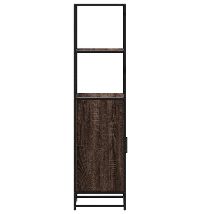Dulapuru stejar maro 35,5x35x139 cm lemn și metal prelucrat - WALTI WALTI