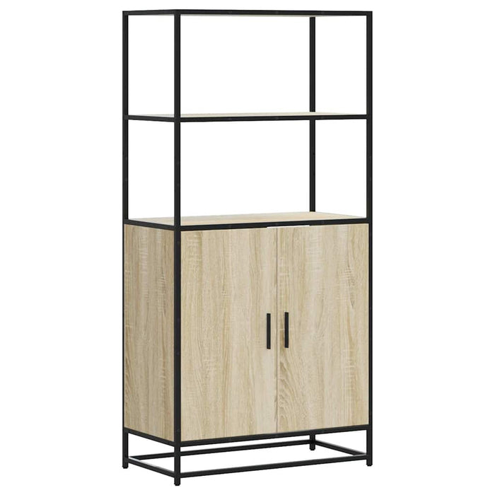 Dulapuru Stejar Sonoma 68x35x139 cm lemn și metal prelucrat - WALTI WALTI