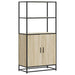 Dulapuru Stejar Sonoma 68x35x139 cm lemn și metal prelucrat - WALTI WALTI