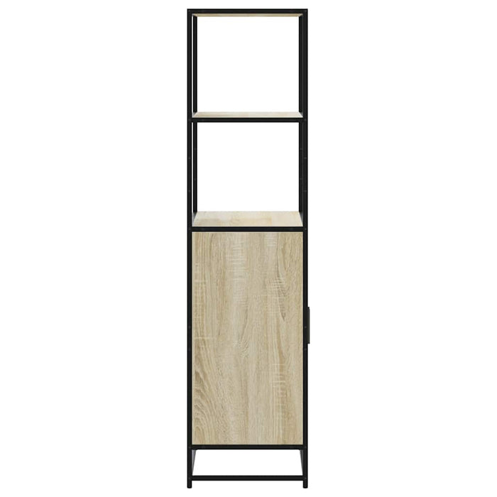 Dulapuru Stejar Sonoma 68x35x139 cm lemn și metal prelucrat - WALTI WALTI