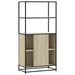 Dulapuru Stejar Sonoma 68x35x139 cm lemn și metal prelucrat - WALTI WALTI