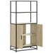Dulapuru Stejar Sonoma 68x35x139 cm lemn și metal prelucrat - WALTI WALTI