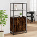 Dulapuru stejar afumat 68x35x139 cm lemn și metal prelucrat - WALTI WALTI