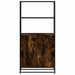 Dulapuru stejar afumat 68x35x139 cm lemn și metal prelucrat - WALTI WALTI