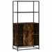 Dulapuru stejar afumat 68x35x139 cm lemn și metal prelucrat - WALTI WALTI