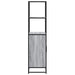 Dulap nalt gri Sonoma 68x35x139 cm lemn prelucrat - WALTI WALTI