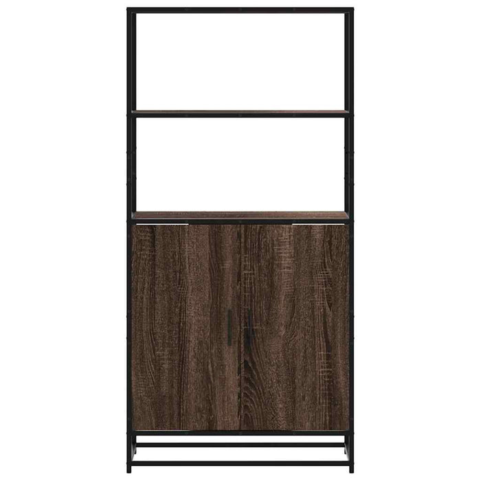 Dulapuru Stejar maro 68x35x139 cm lemn și metal prelucrat - WALTI WALTI