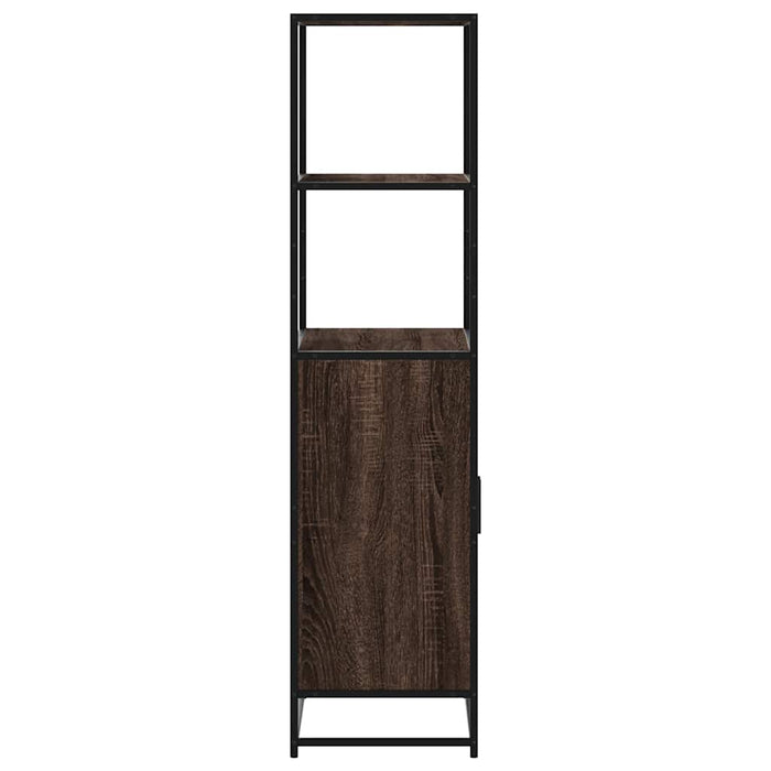 Dulapuru Stejar maro 68x35x139 cm lemn și metal prelucrat - WALTI WALTI