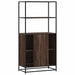 Dulapuru Stejar maro 68x35x139 cm lemn și metal prelucrat - WALTI WALTI