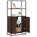 Dulapuru Stejar maro 68x35x139 cm lemn și metal prelucrat - WALTI WALTI