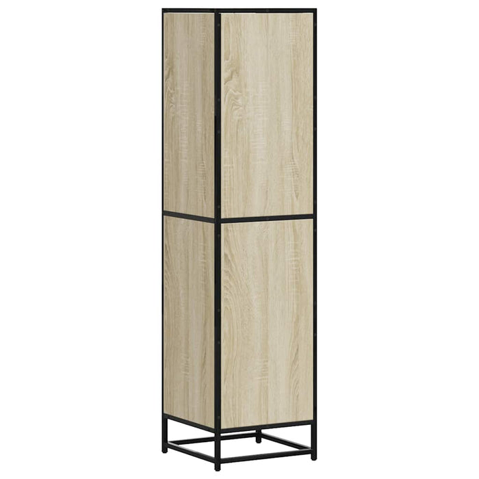 Dulapuru Stejar Sonoma 35,5x35x139 cm lemn și metal prelucrat WALTI