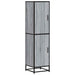 Dulap nalt gri Sonoma 35,5x35x139 cm lemn prelucrat - WALTI WALTI