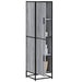 Dulap nalt gri Sonoma 35,5x35x139 cm lemn prelucrat - WALTI WALTI