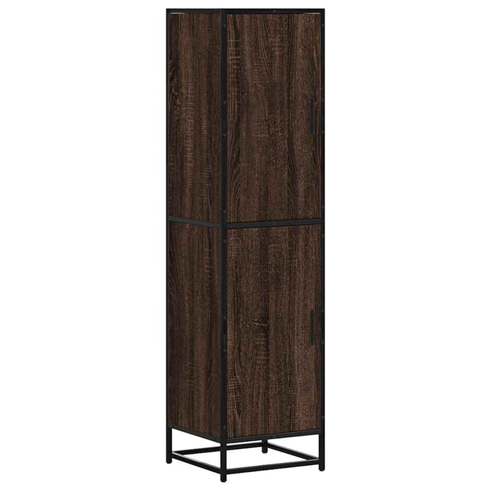 Dulapuru stejar maro 35,5x35x139 cm lemn și metal prelucrat - WALTI WALTI