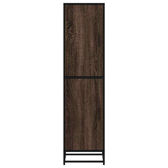 Dulapuru stejar maro 35,5x35x139 cm lemn și metal prelucrat - WALTI WALTI
