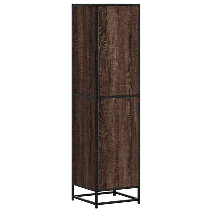 Dulapuru stejar maro 35,5x35x139 cm lemn și metal prelucrat - WALTI WALTI
