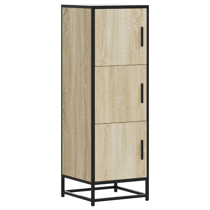 Dulapuru Stejar Sonoma 35,5x35x106,5 cm lemn și metal prelucrat WALTI