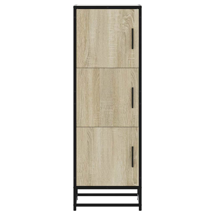Dulapuru Stejar Sonoma 35,5x35x106,5 cm lemn și metal prelucrat WALTI