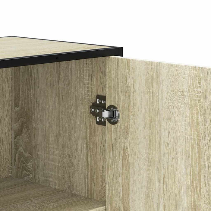 Dulapuru Stejar Sonoma 35,5x35x106,5 cm lemn și metal prelucrat WALTI