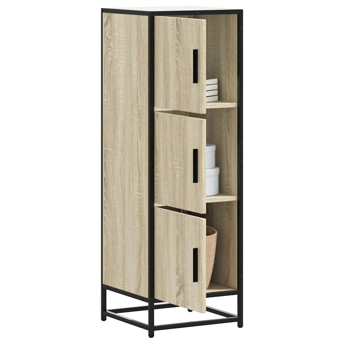 Dulapuru Stejar Sonoma 35,5x35x106,5 cm lemn și metal prelucrat WALTI