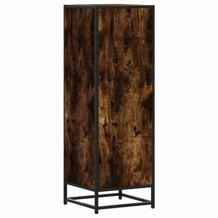 Dulapuru stejar afumat 35,5x35x106,5 cm lemn și metal prelucrat WALTI