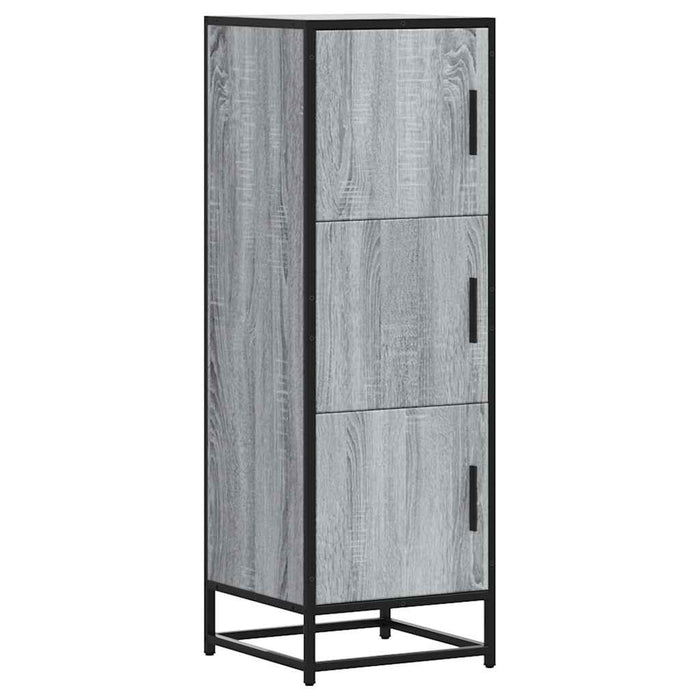 Dulap nalt gri Sonoma 35,5x35x106,5 cm lemn prelucrat WALTI