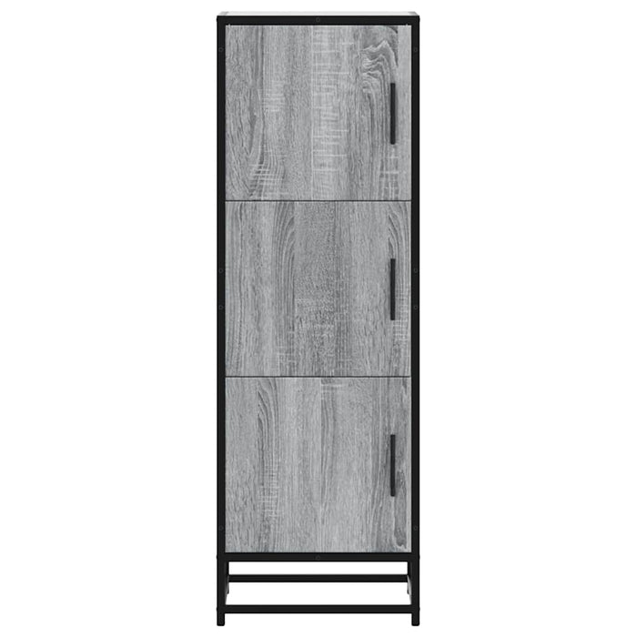 Dulap nalt gri Sonoma 35,5x35x106,5 cm lemn prelucrat WALTI