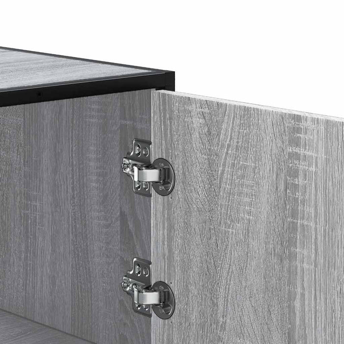 Dulap nalt gri Sonoma 35,5x35x106,5 cm lemn prelucrat WALTI