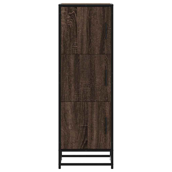 Dulapuru stejar maro 35,5x35x106,5 cm lemn și metal prelucrat WALTI