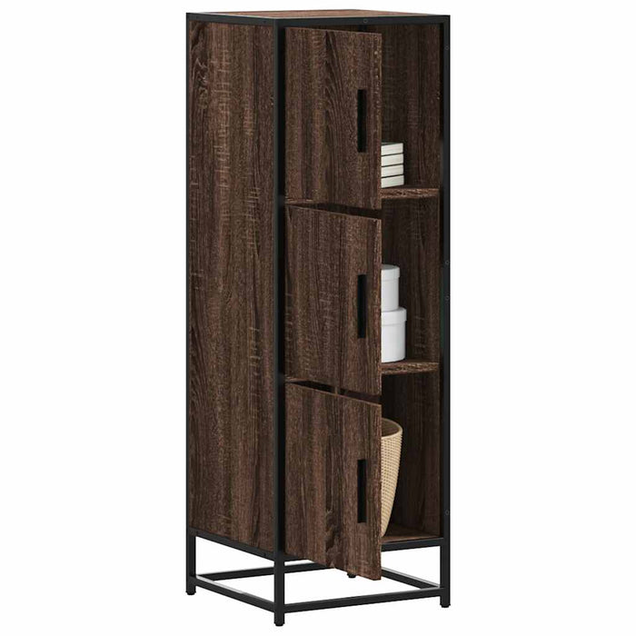 Dulapuru stejar maro 35,5x35x106,5 cm lemn și metal prelucrat WALTI