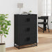 Dulapuru negru 68x35x106,5 cm lemn și metal prelucrat - WALTI WALTI