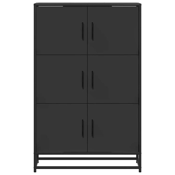 Dulapuru negru 68x35x106,5 cm lemn și metal prelucrat - WALTI WALTI