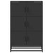 Dulapuru negru 68x35x106,5 cm lemn și metal prelucrat - WALTI WALTI