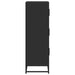 Dulapuru negru 68x35x106,5 cm lemn și metal prelucrat - WALTI WALTI