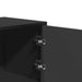 Dulapuru negru 68x35x106,5 cm lemn și metal prelucrat - WALTI WALTI