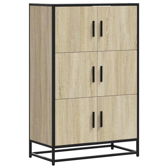 Dulapuru Stejar Sonoma 68x35x106,5 cm lemn și metal prelucrat - WALTI WALTI
