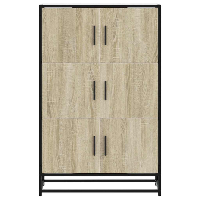 Dulapuru Stejar Sonoma 68x35x106,5 cm lemn și metal prelucrat - WALTI WALTI