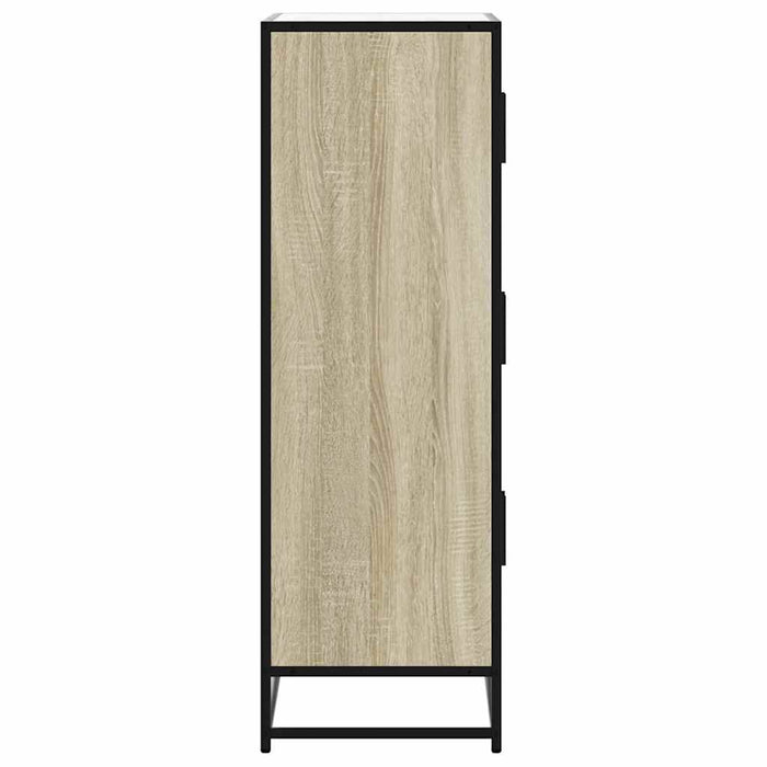 Dulapuru Stejar Sonoma 68x35x106,5 cm lemn și metal prelucrat - WALTI WALTI