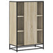 Dulapuru Stejar Sonoma 68x35x106,5 cm lemn și metal prelucrat - WALTI WALTI