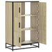 Dulapuru Stejar Sonoma 68x35x106,5 cm lemn și metal prelucrat - WALTI WALTI