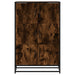 Dulapuru stejar afumat 68x35x106,5 cm lemn și metal prelucrat - WALTI WALTI